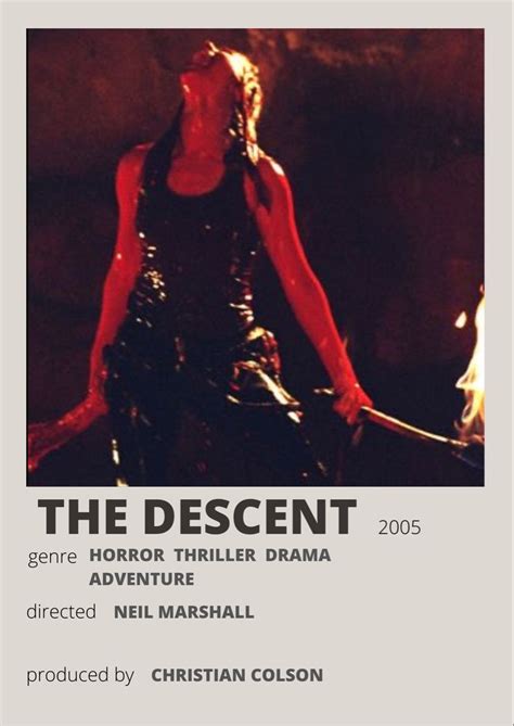 The Descent Movies To Watch Teenagers Horror Movie Posters Scary Films