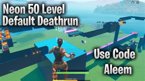 50 Level Default Deathrun Fortnite Creative Map Code Dropnite