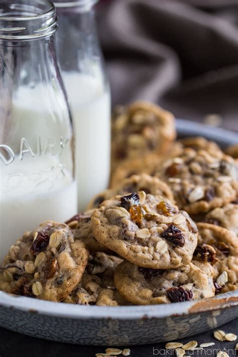 Soft And Chewy Oatmeal Raisin Cookie Recipe Baking A Moment