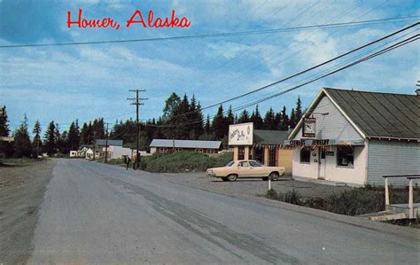 Homer Alaska Street Scene Historic Bldgs Vintage Postcard K52823 Mary