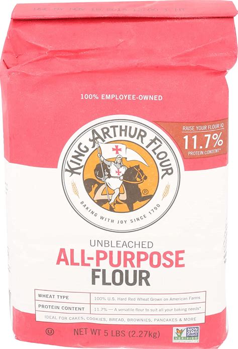 King Arthur Baking Company Unbleached All Purpose Flour 5 Lbs