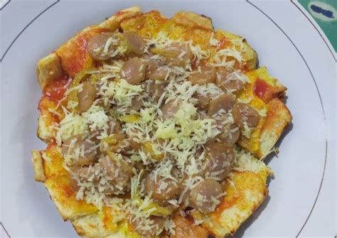 Resep Pizza Roti Tawar Teflon Oleh Ziyah Cookpad