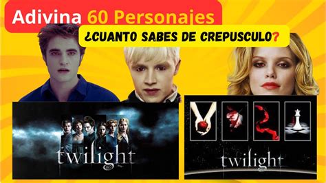 ¿cuántos Personajes De CrepÚsculo Reconoces Test Trivia Quiz De