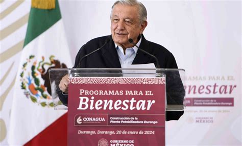 Firma AMLO Convenio Para Construir Planta Potabilizadora En Durango