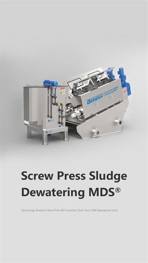 Screw Press Sludge Dewatering Mds