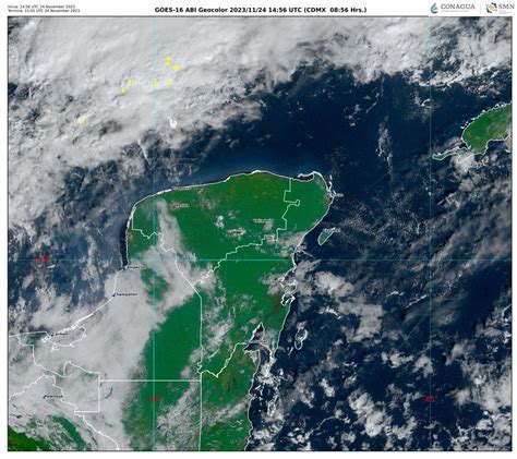 Clima Yucatán hoy 24 de noviembre poca probabilidad de lluvias y calor