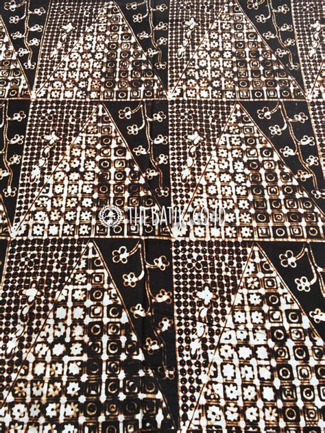 Jual Kain Batik Klasik Jogja Motif Tambal Klasik Latar Hitam Thebatik