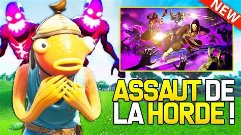 LE NOUVEAU MODE ASSAUT DE LA HORDE EST ENFIN ARRIVÉ SUR FORTNITE