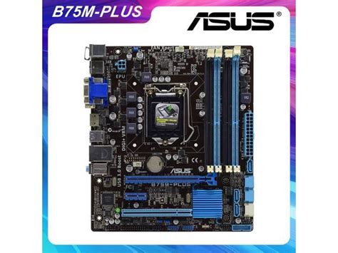 ASUS B75M-PLUS LGA 1155 Intel B75 Desktop PC Motherboard DDR3 16GB Xeon ...