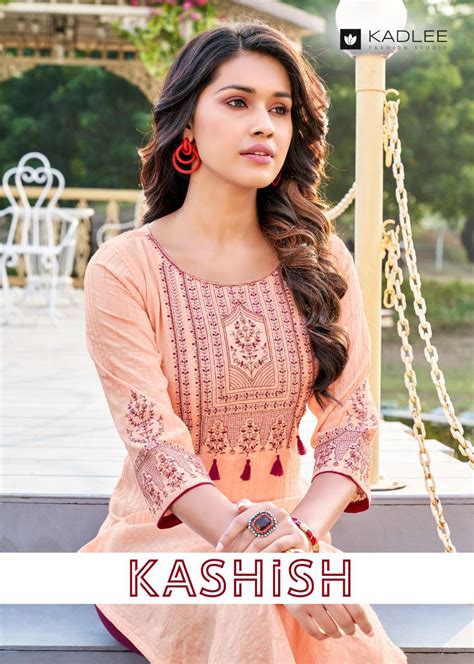 Kadlee Present Kashish Pure Weaving Kurti Collection Wholesaler