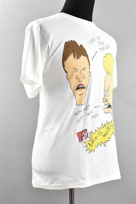 1993 Vintage Beavis And Butthead All Sport Proweight Tag Tee Size Large