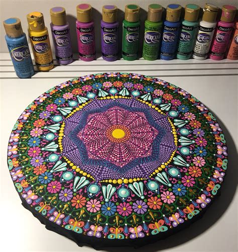 Mandala Puntillismo Mandalas Pintura De Mandala Pintura De Puntos