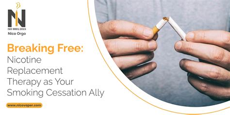 Nicotine Replacement Therapy As Your Smoking Cessation Ally