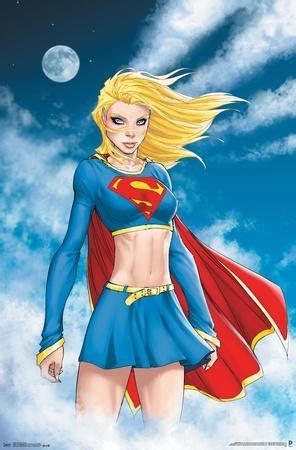 dc supergirl comic clouds prints trends international