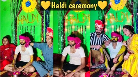 Shadi Vlog Part 1🥰 Haldi Ceremony💛 Shadi In Bhaderwah Pooja Food