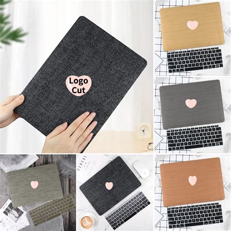 Hollow Logo Case For 2022 Macbook Pro Air M2 M1 A2681 A2338 A2337 A2179 A1932 Touch Bar A1706