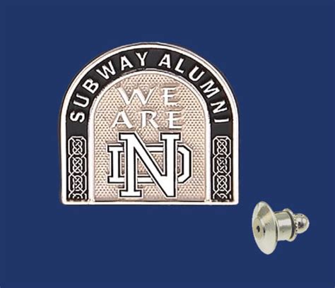 Subway Alumni Lapel Pin - Notre Dame Fine Jewelry