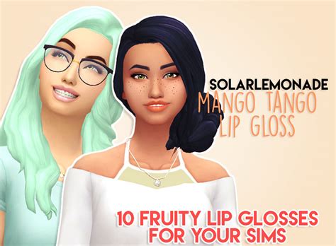 Sims 4 Maxis Match CC Lips Lipstick Lip Gloss FandomSpot