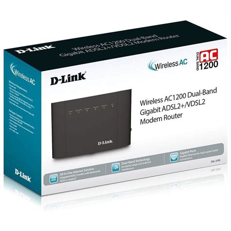 D Link Dsl Modem Router Vdsl Adsl Wi Fi Ac Dual Band Gigabit