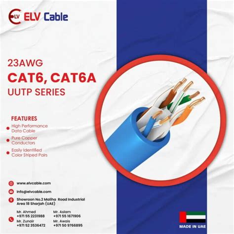 Cat6 Cable Color Codes - ELV Cables