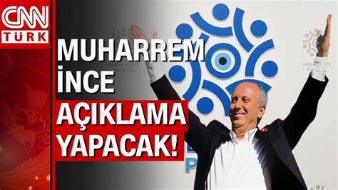 Memleket Partisi kuruldu Muharrem İnce Genel Başkan seçildi YouTube