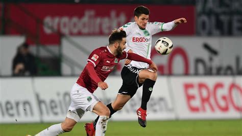 Bundesliga Spieltag F Rth Siegt Gegen Hannover Lautern Gewinnt