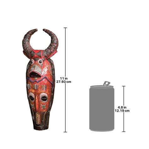 Masks Congo African Wall Sculptures - QL919717 - Design Toscano