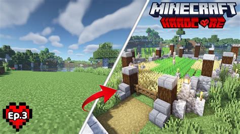 Membuat Ladang Gandum Di Minecraft Hardcore Zoffy Survival Series Ep