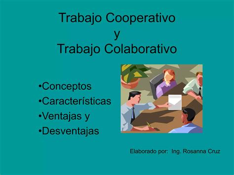 Trabajo Colaborativo Y Cooperativo Ppt