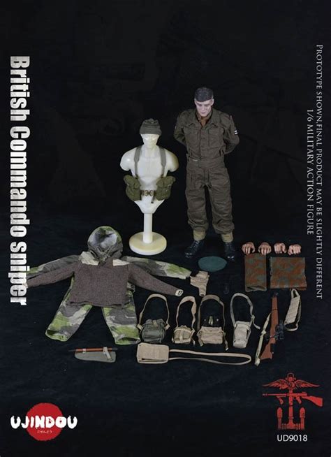 Wwii British Commando Sniper Ujindou Scale Figure Uji