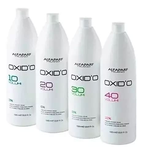 Crema Oxid Activador Alfaparf 1 Litro Volumen 5 10 20 30 Cuotas