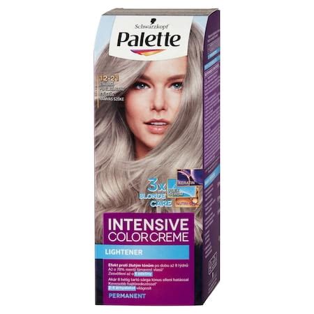 Palette Intensive Color Creme Coloring Cream No Silver Ash Blonde Pack Elfie