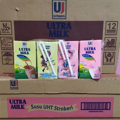 Jual Susu Ultra Milk 125 Ml 1 Dus Karton Ultra Milk UHT Rasa