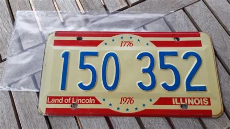 PLAQUE IMMATRICULATION ILLINOIS Usa License Plate EUR 14 00 PicClick FR