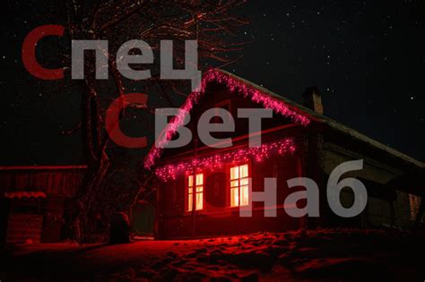 Светодиодная гирлянда "бахрома красная" 6*0,6 м Каучук/Мерцание в ...