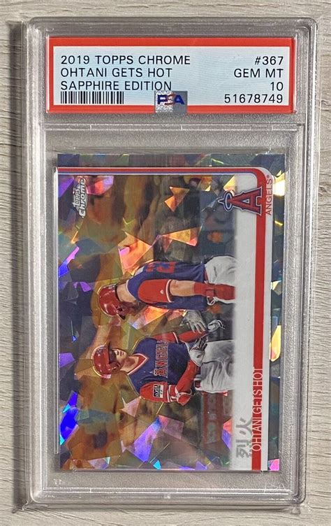 Topps Chrome Sapphire Shohei Ohtani Gets Hot Mike Trout Sp