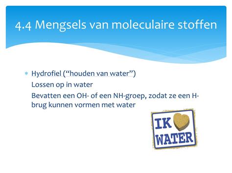 PPT Hoofdstuk 4 Moleculaire Stoffen PowerPoint Presentation Free