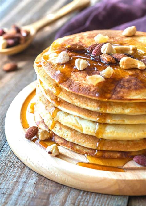 Vegan Maple Peanut Butter Pancakes The Wild Vegans