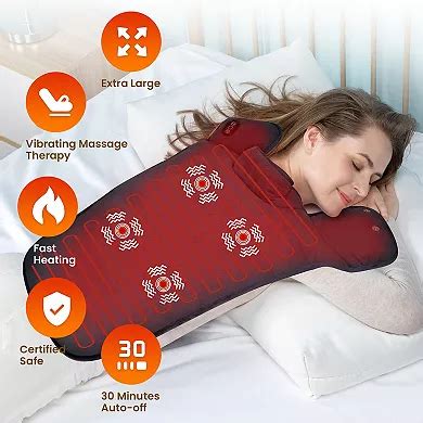 Snailax Heating Pad For Neck And Shoulders, Large Heat Pads For Back Pain Relief