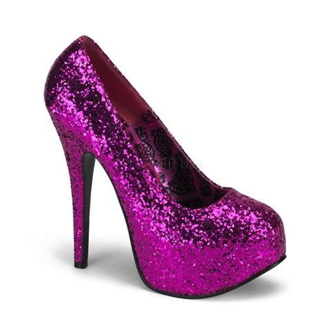 Pink Glitter Heels Pink Glitter Shoes Sparkly Shoes Glitter