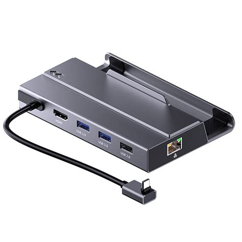 Док-станция с SSD-концентратором USB C Hub 7 в 1, HD 4K, 60 Гц, док ...