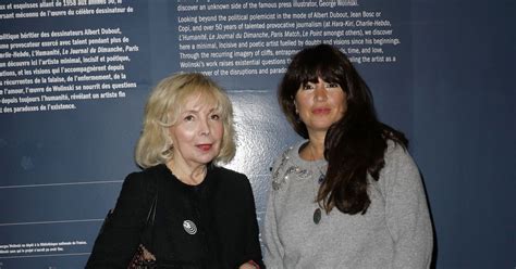 Maryse Wolinski Et Sa Fille Elsa Vernissage De L Exposition Georges