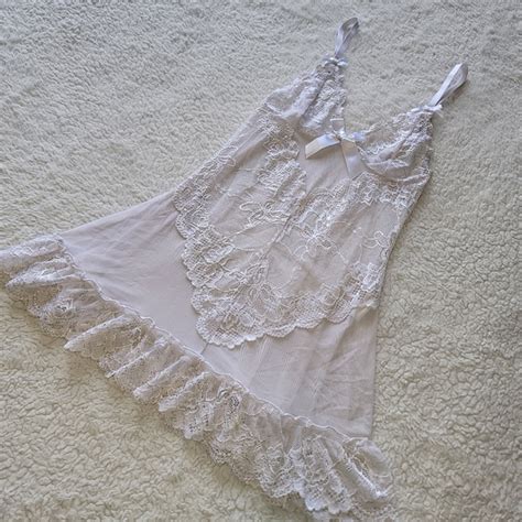 Real Lingerie Intimates Sleepwear Sheer Lace Babydoll Poshmark