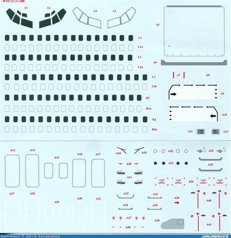 Two Six Decals Boeing 737 200 13353 Airlinercafe