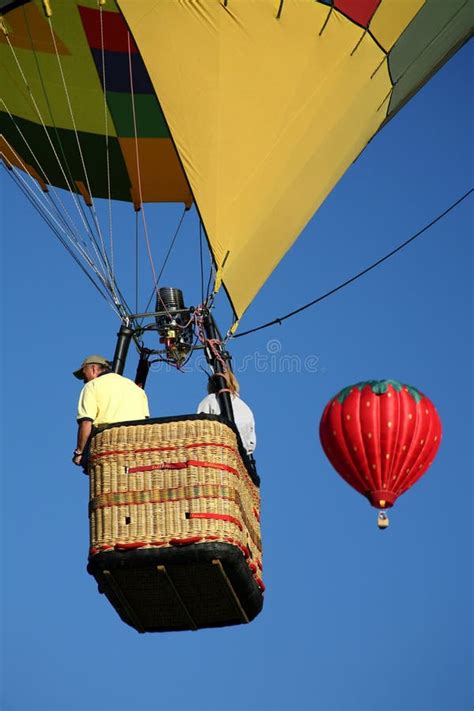 Close Up Do Passeio Do Balão De Ar Quente Imagem de Stock Imagem de