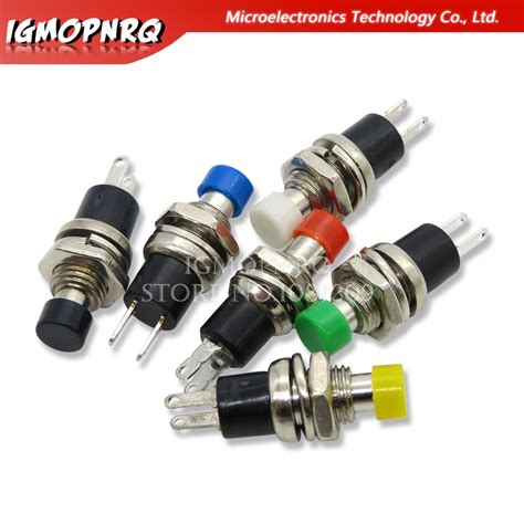 5PCS PBS 110 7MM Momentary Push Button Switch Press The Reset Switch