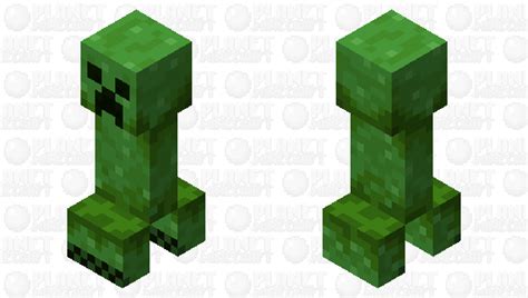 Realistic Creeper Minecraft Mob Skin