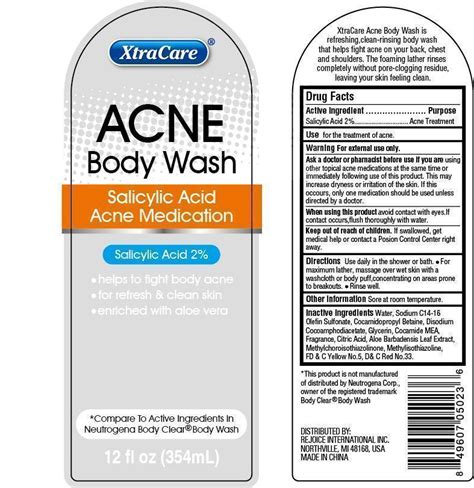 Buy Salicylic Acid Acne Body Wash 7 Mg354mg From Gnh India At The Best Price Available