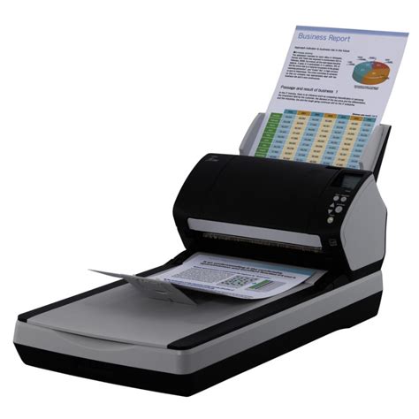 The Fujitsu Fi Scanner With Flatbed