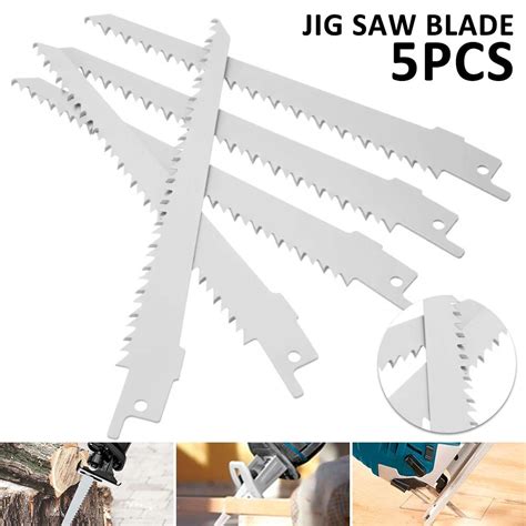 5pcs Reciprocating Jig Saw Blades Saber Saw Handsaw Multi Saw Blade For